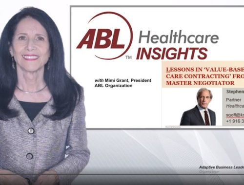 Value based managed care contracting
