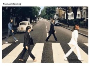 Social Distancing Beatles Large