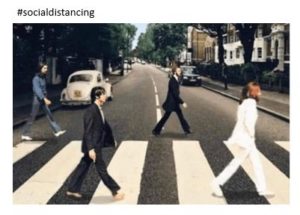 Social Distancing Beatles small